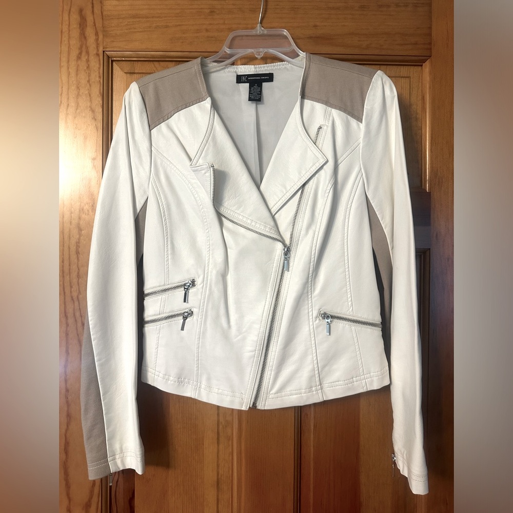 INC Faux Leather jacket